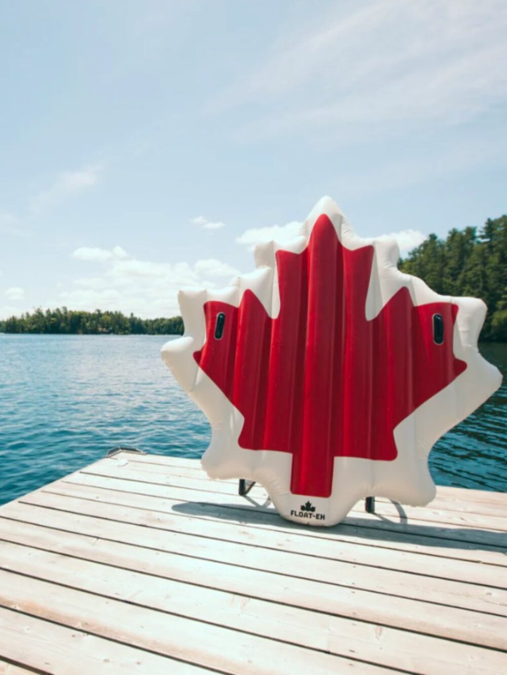 Large maple leaf float-eh float